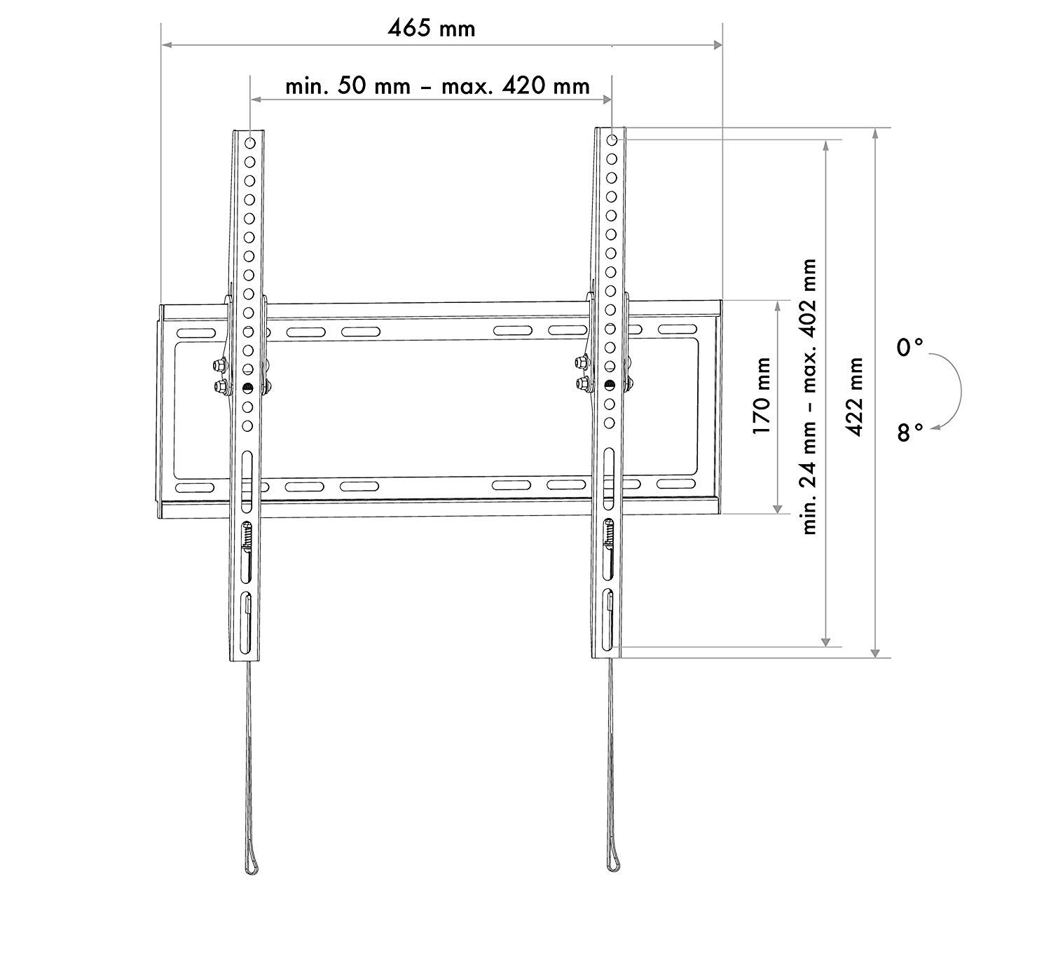 Schwaiger LWHT5535 TILT 2 TV Wandhalter