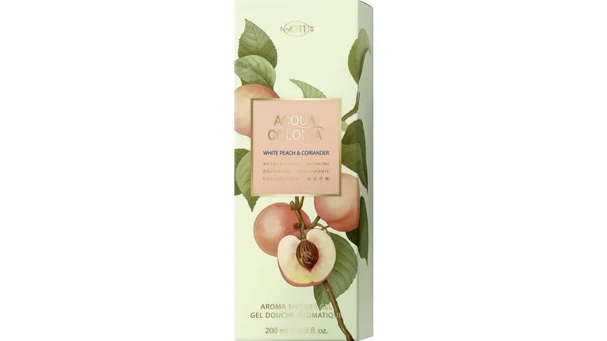 4711 ACQUA COLONIA WHITE PEACH & CORIANDER Aroma Shower Gel 200 ml