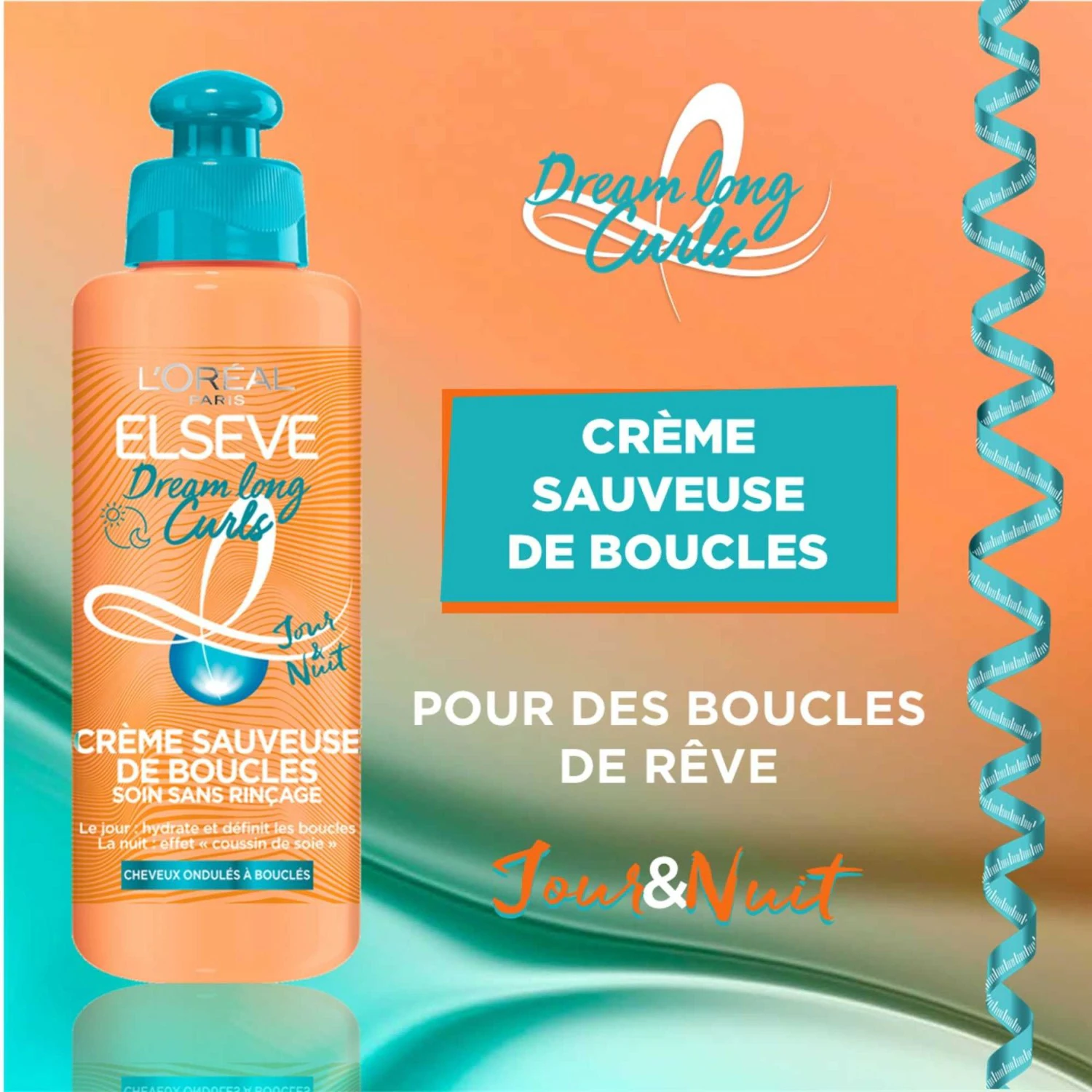 L'Oréal Paris Curls Curl Rescue krém, nem kiöblítendő hajpakolás