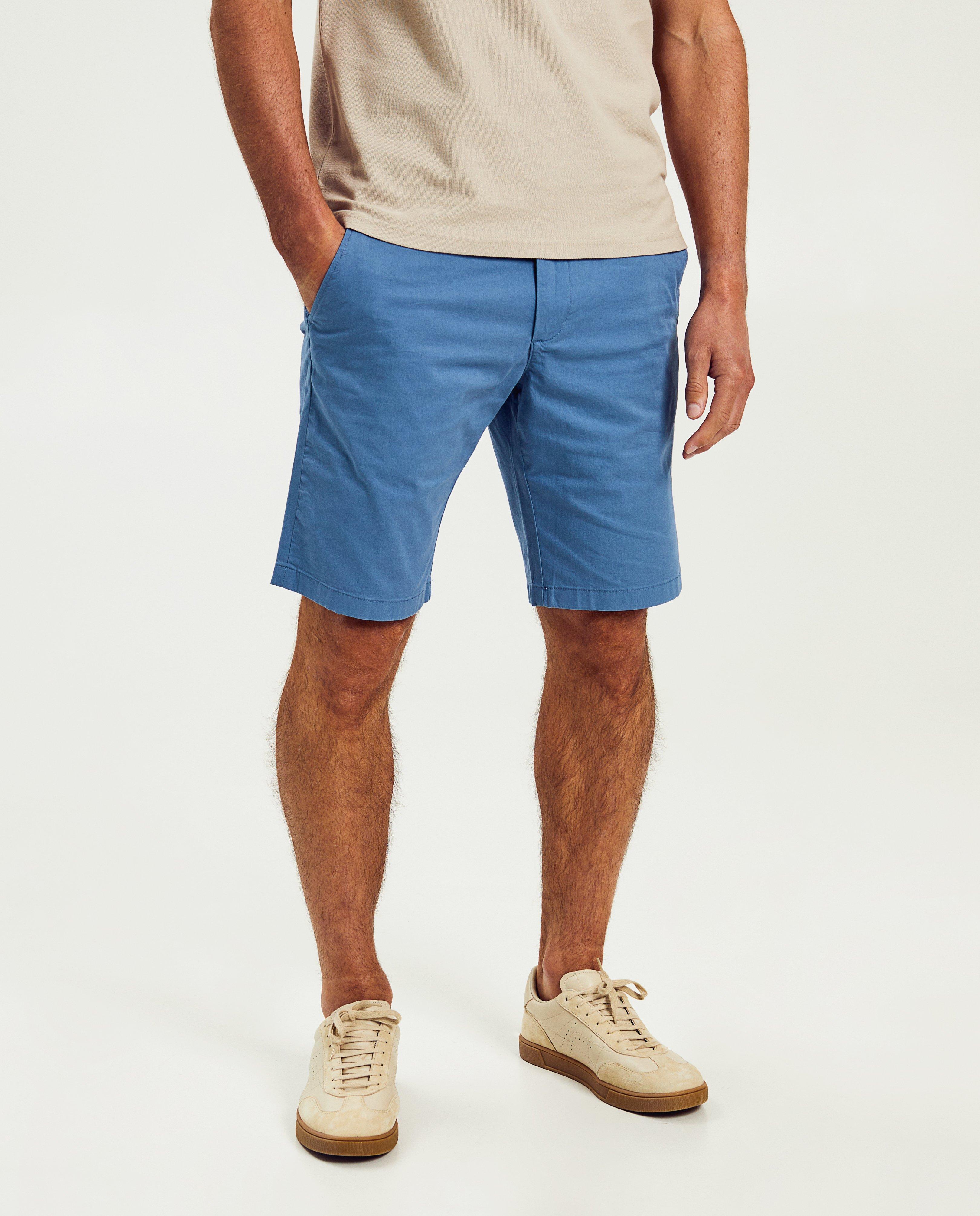 Pantaloni scurți S. Oliver Blue, croială regulată albastră