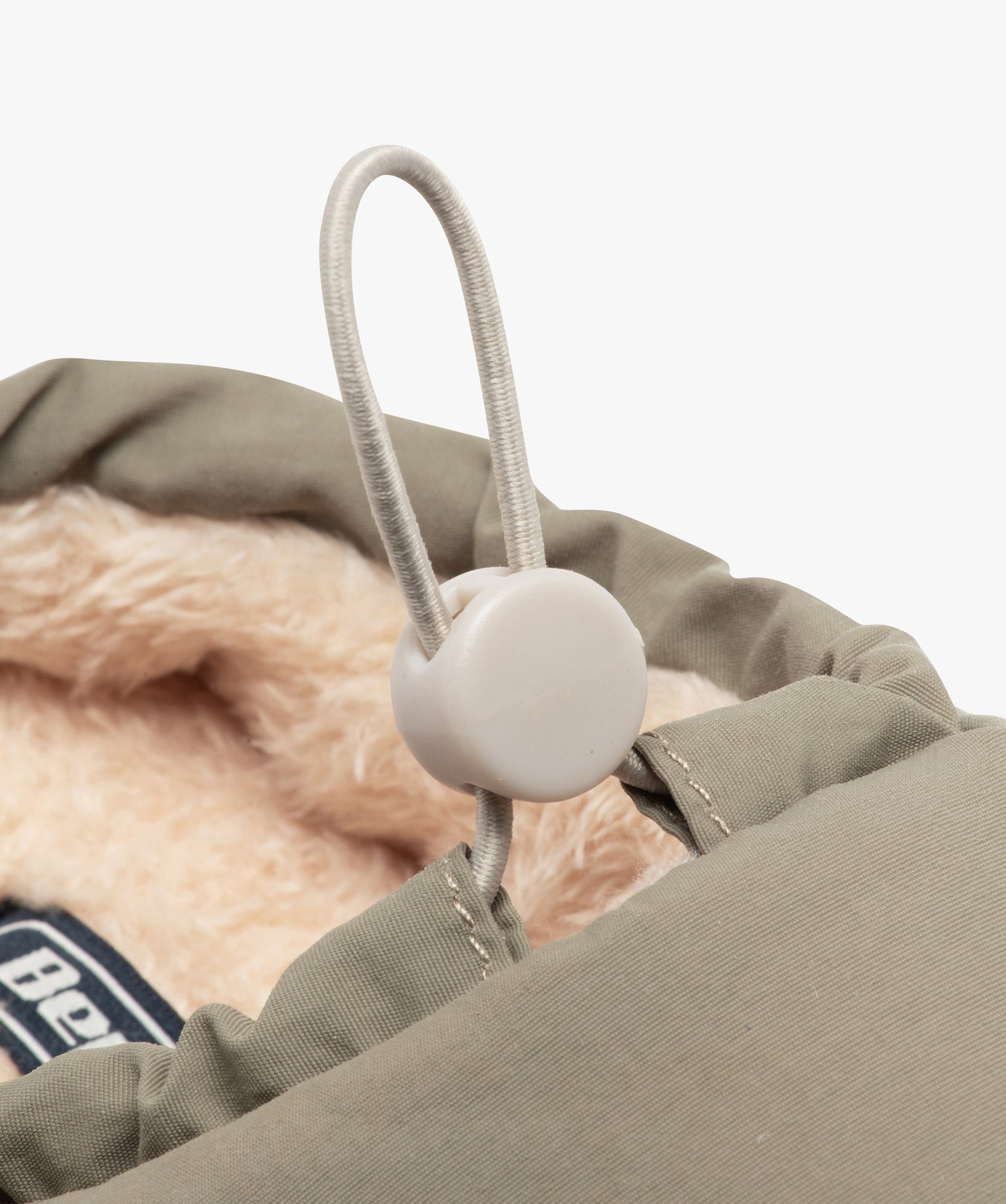 Chausson Garçon mules unies à col parachute et dessus mate... beige | GEMO