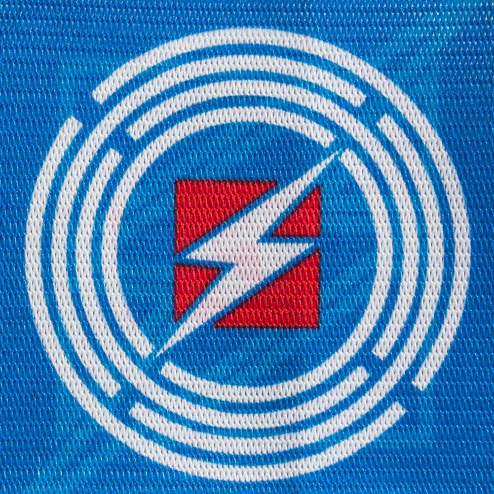 Zeus wendbare Kapitänsbinde Blau Weiß