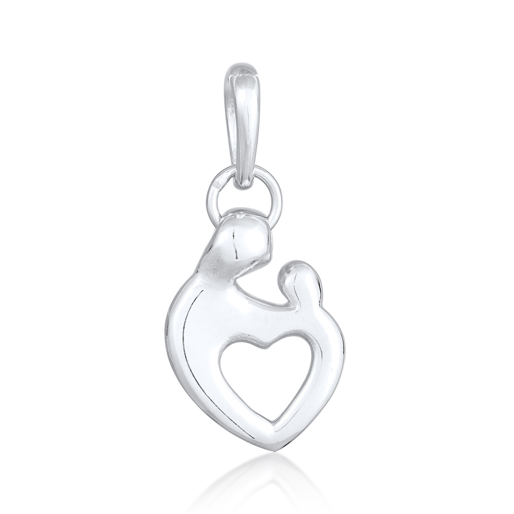 Elli Elli Pendentif Femmes pendentif mère enfant amour basique en argent sterling 925 Pendentif
