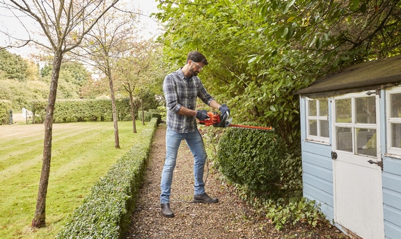 Mașină de tuns gard viu Black & Decker BEHTS301-QS 50 cm 500 wați