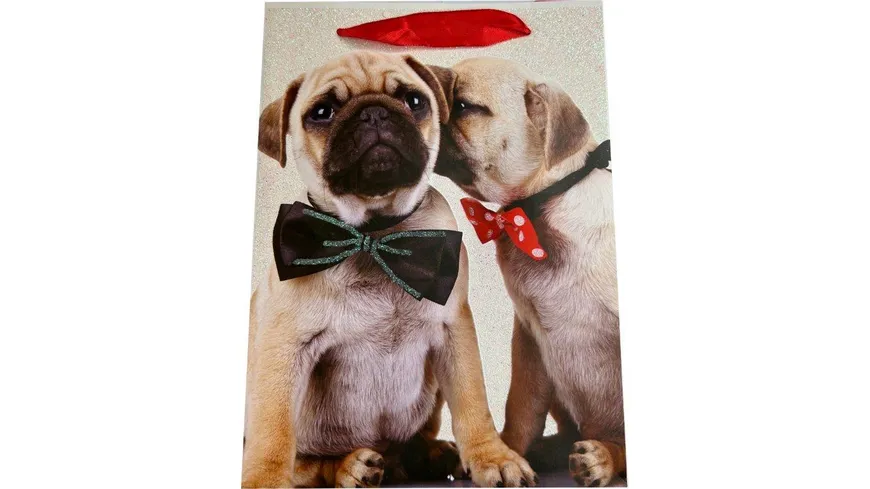 BOCK Geschenktüte mittel Hunde  23 x 18 x 10cm sortiert
