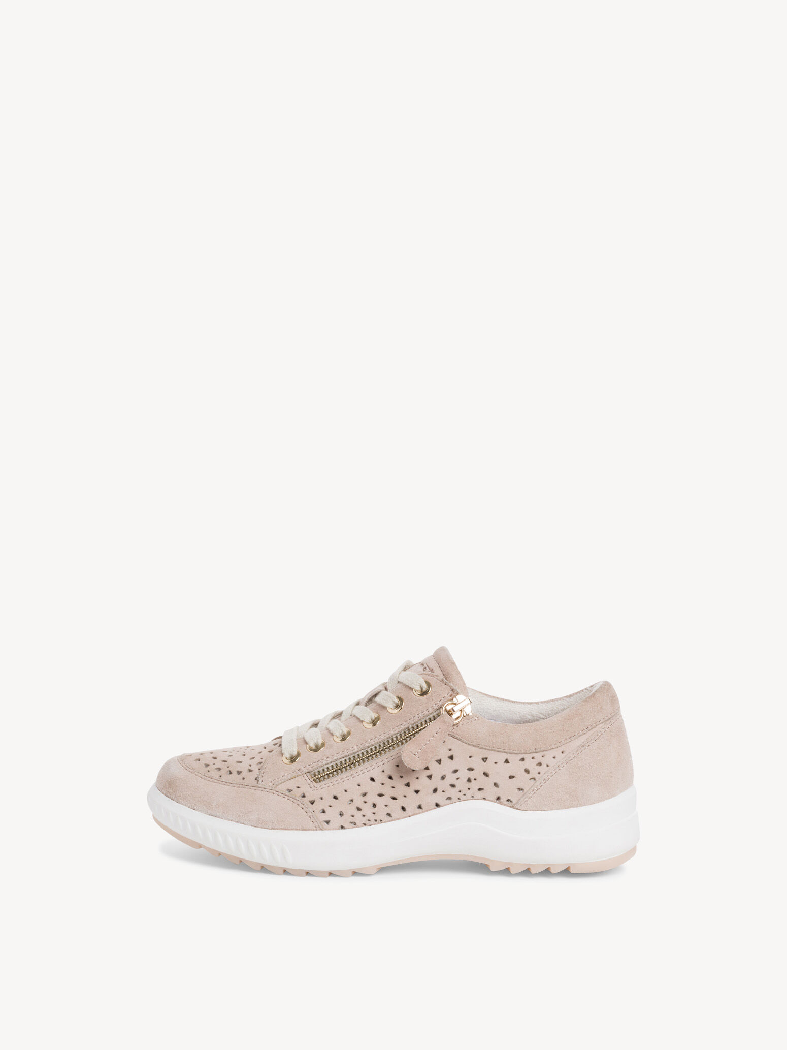 Basket en cuir - beige