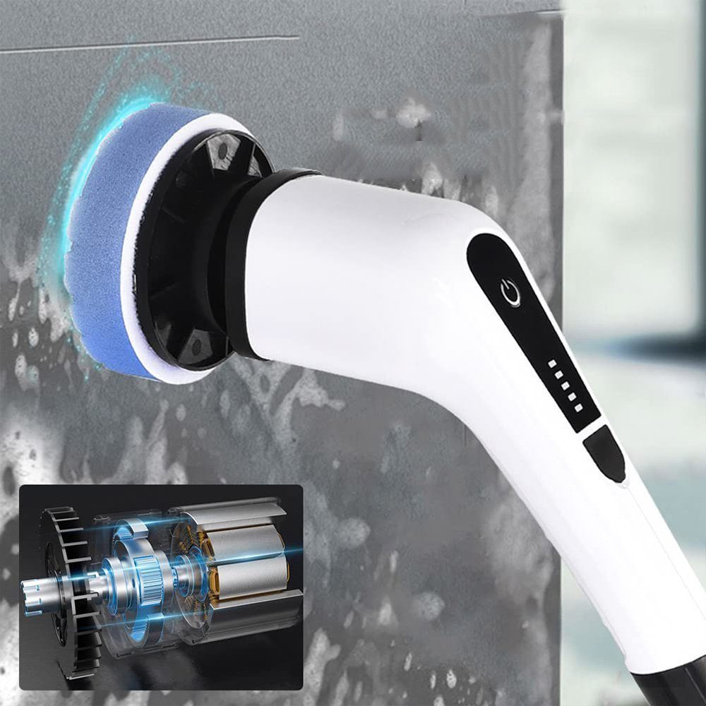 Bedee Reinigungsbürste Elektrische Reinigungsbürste, 360° drehen Spin Scrubber, (1-tlg), Geeignet für Ecke, Badezimmer