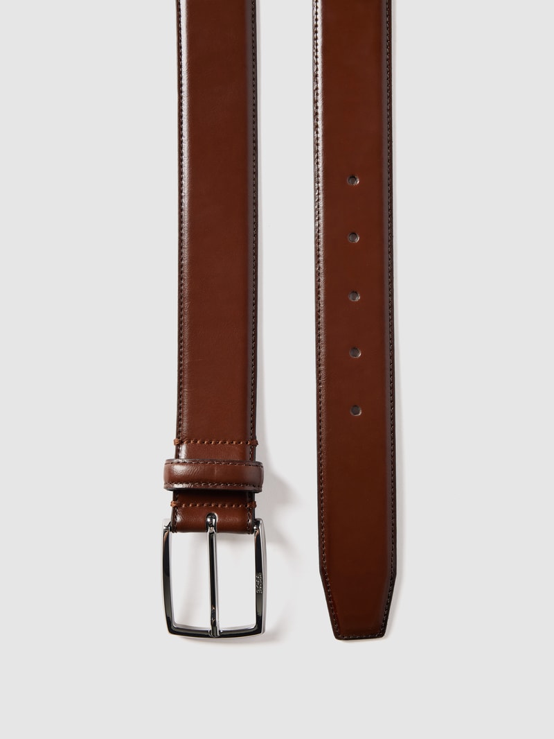 Gürtel aus Leder Modell 'Celie' in cognac