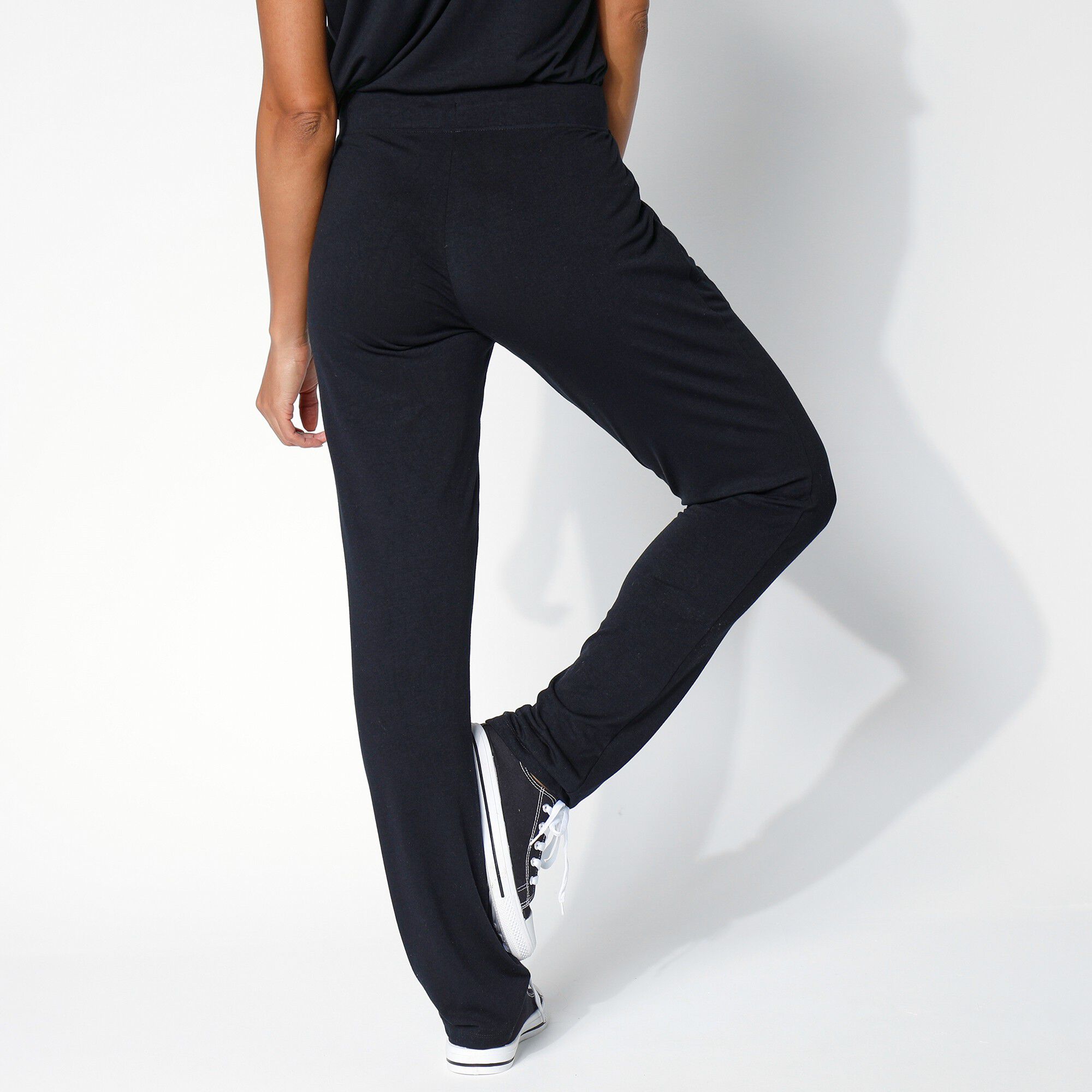Pantalon maille fluide uni