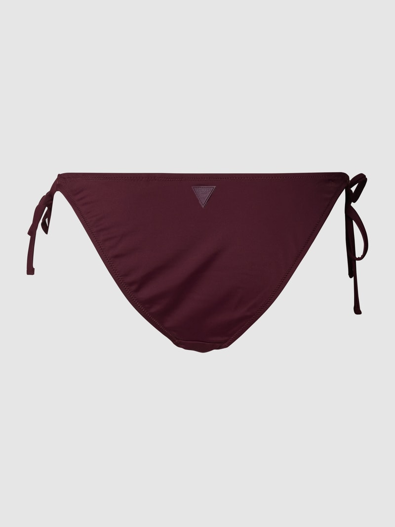 Bikini-Slip mit Label-Detail in purple