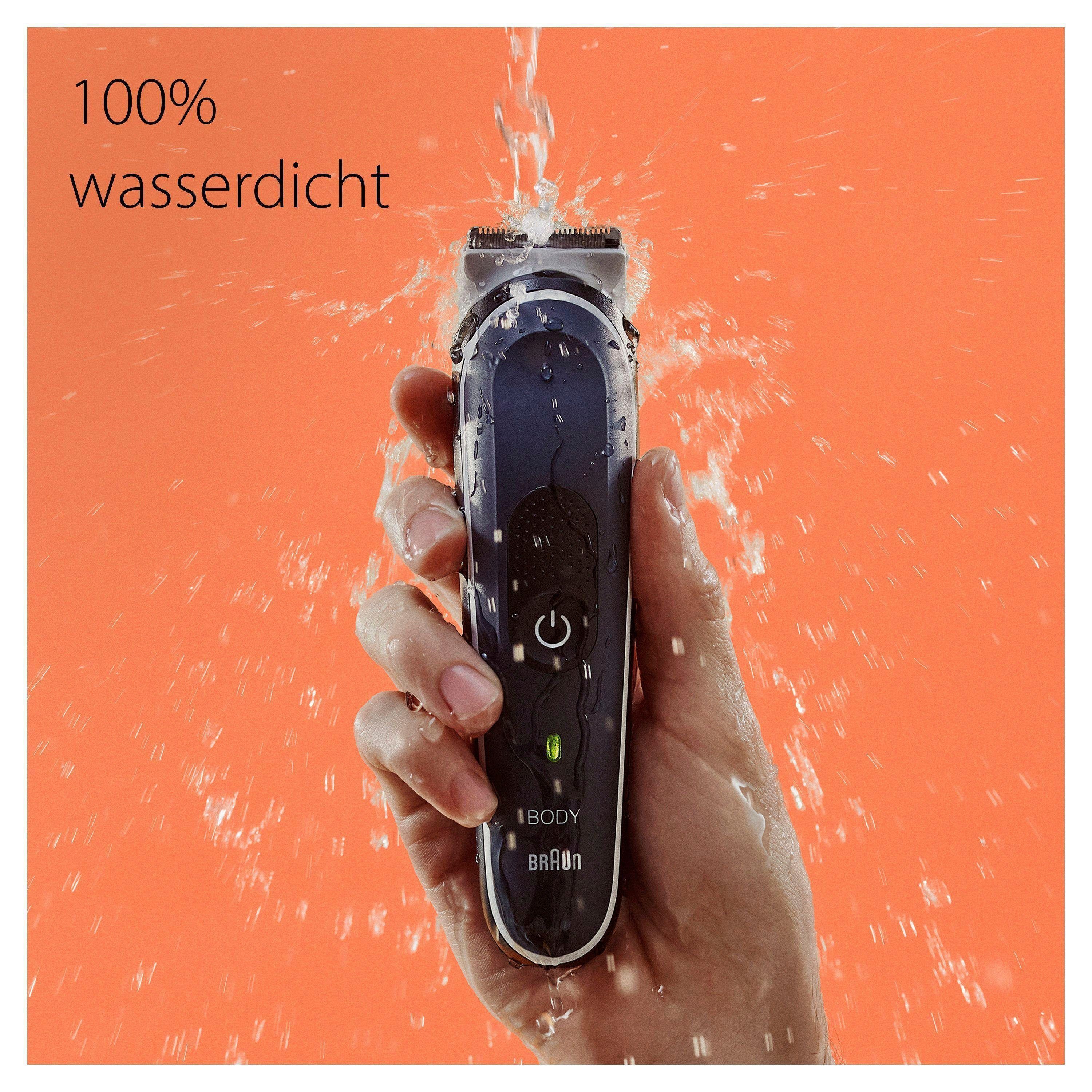 Braun Haarschneider Bodygroomer 5370, Wasserdicht, 100 Min. Laufzeit