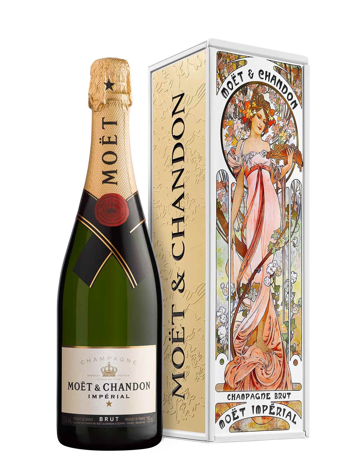 Moët & Chandon Limited Edition Art Nouveau Flowers Imperial Brut