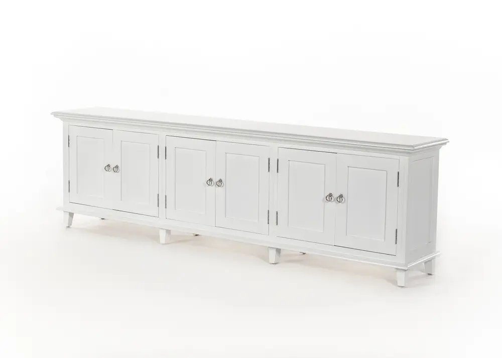 Novasolo Küchenbuffet Skansen Verstellbare Regale, Triple-Bay Hutch Kabinett