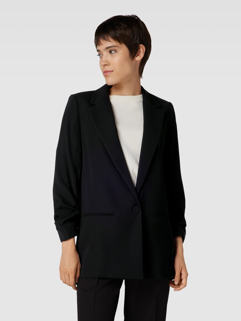 Blazer mit Paspeltaschen Modell 'ELEONOR' in schwarz