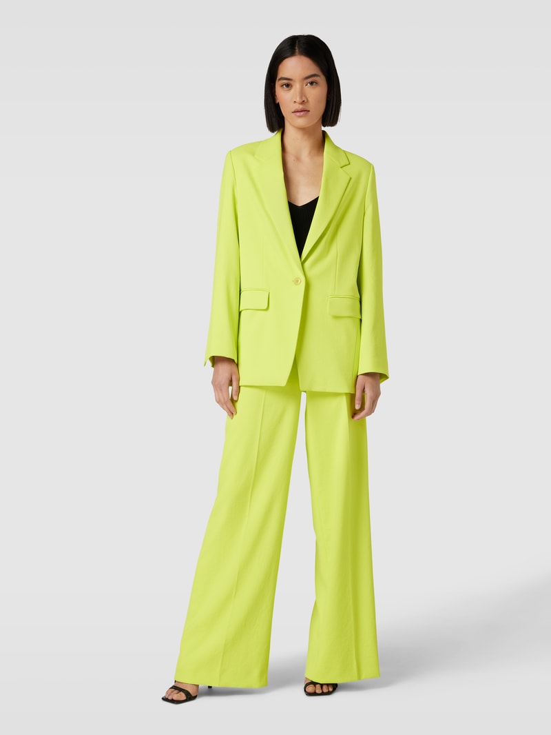 Blazer mit Reverskragen Modell 'GLENDALE' in neon gelb