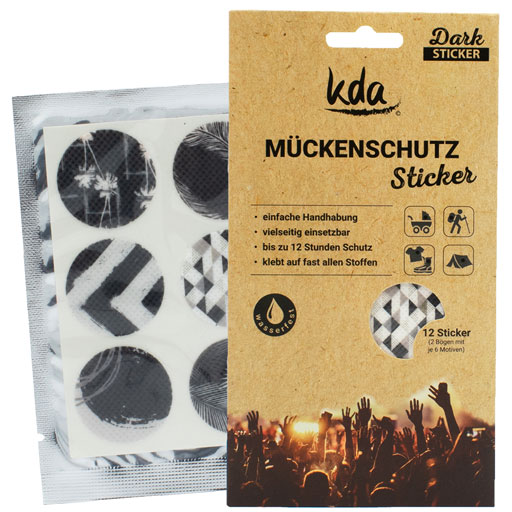 MÜCKENSCHUTZ Sticker dark-Edition KDA  1 St