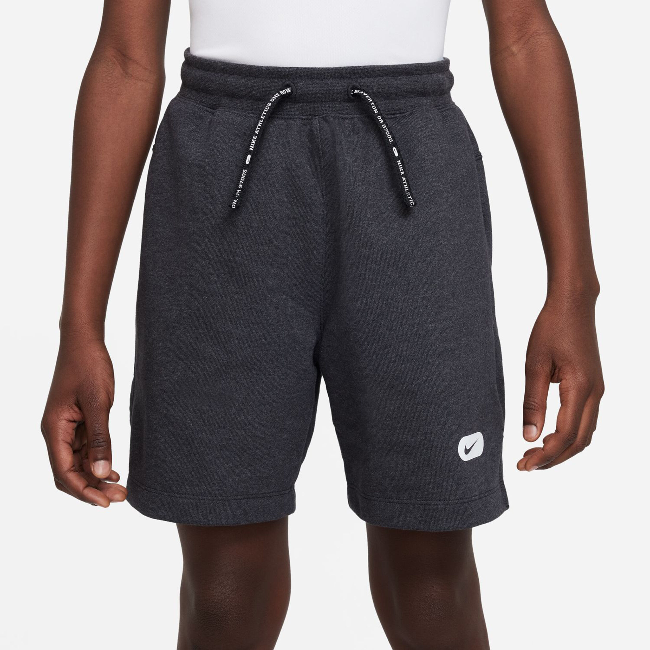 Dri-Fit Fleece Training Shorts Jungen - Schwarz
