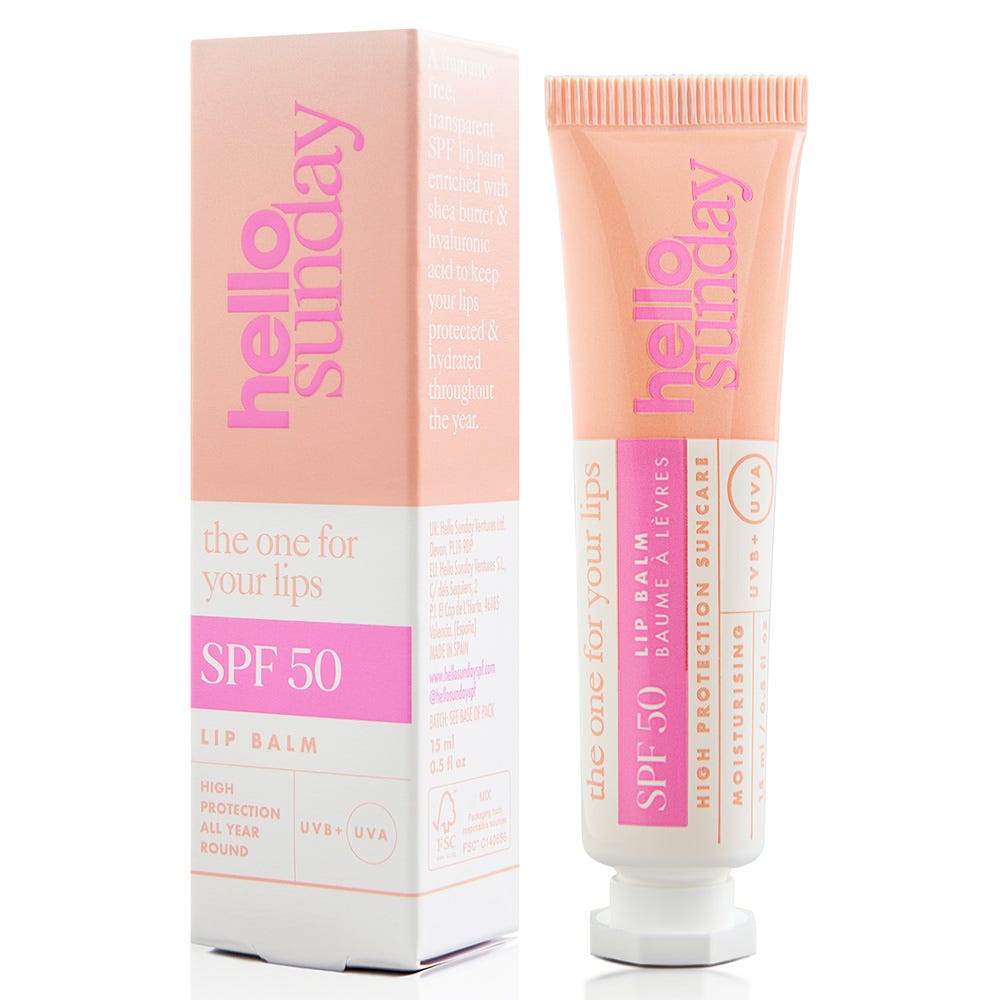 Hello Sunday the one for your lips Clear Lip Balm SPF 50 - 15 ml