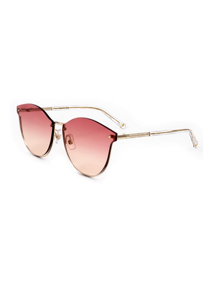 Swarovski Damen-Sonnenbrille in Gold/ Pink günstig kaufen 66