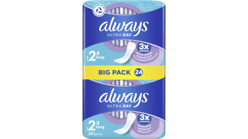 Always ULTRA Damenbinden Long BigPack 24 Stück