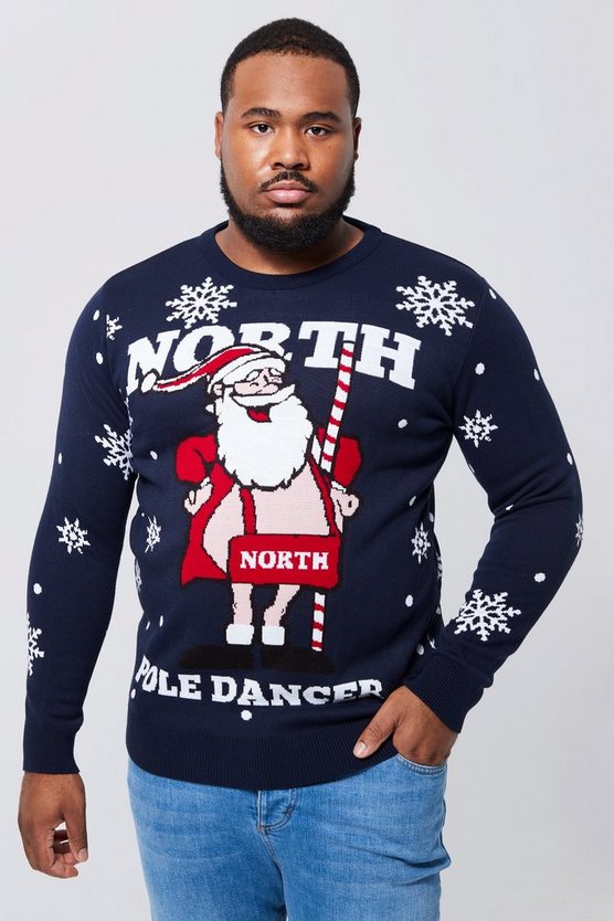 Plus North Pole Dancer Weihnachtspullover