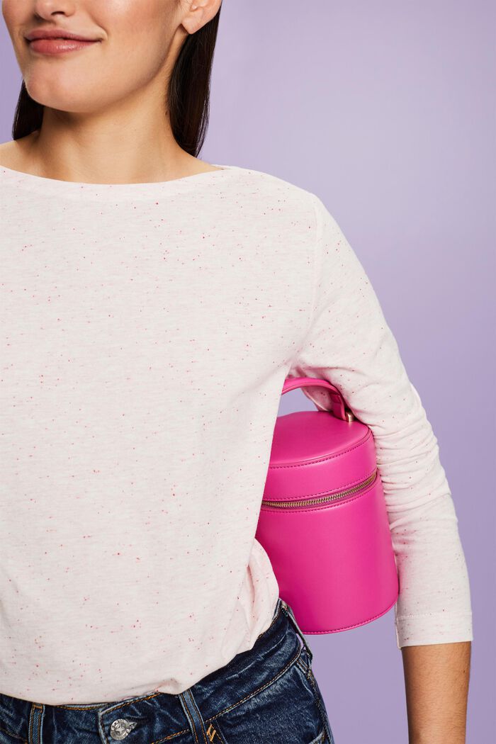 Longsleeve mit weitem Ausschnitt