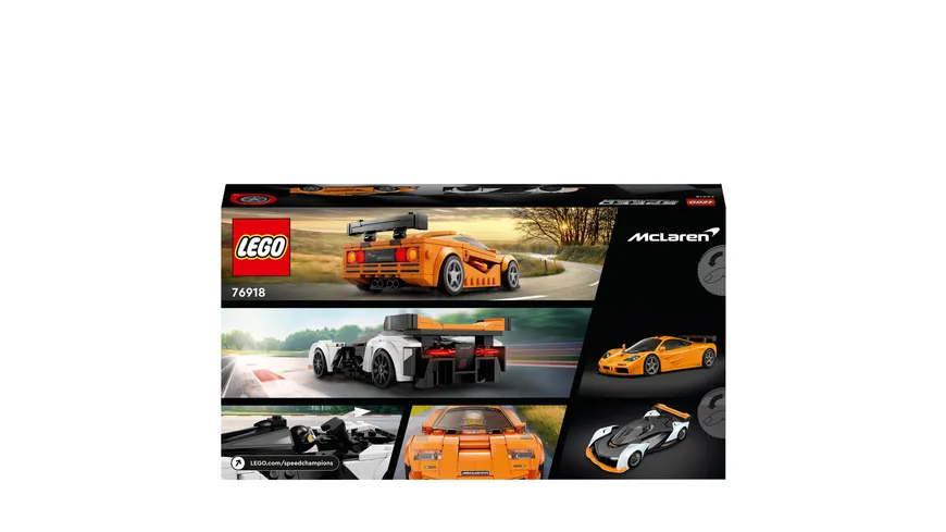 LEGO Speed Champions 76918 McLaren Solus GT & McLaren F1 LM Spielzeug
