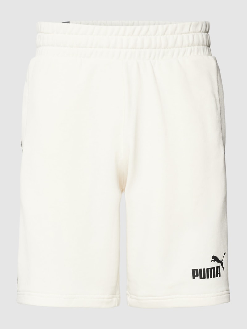 Shorts mit Label-Details in sand