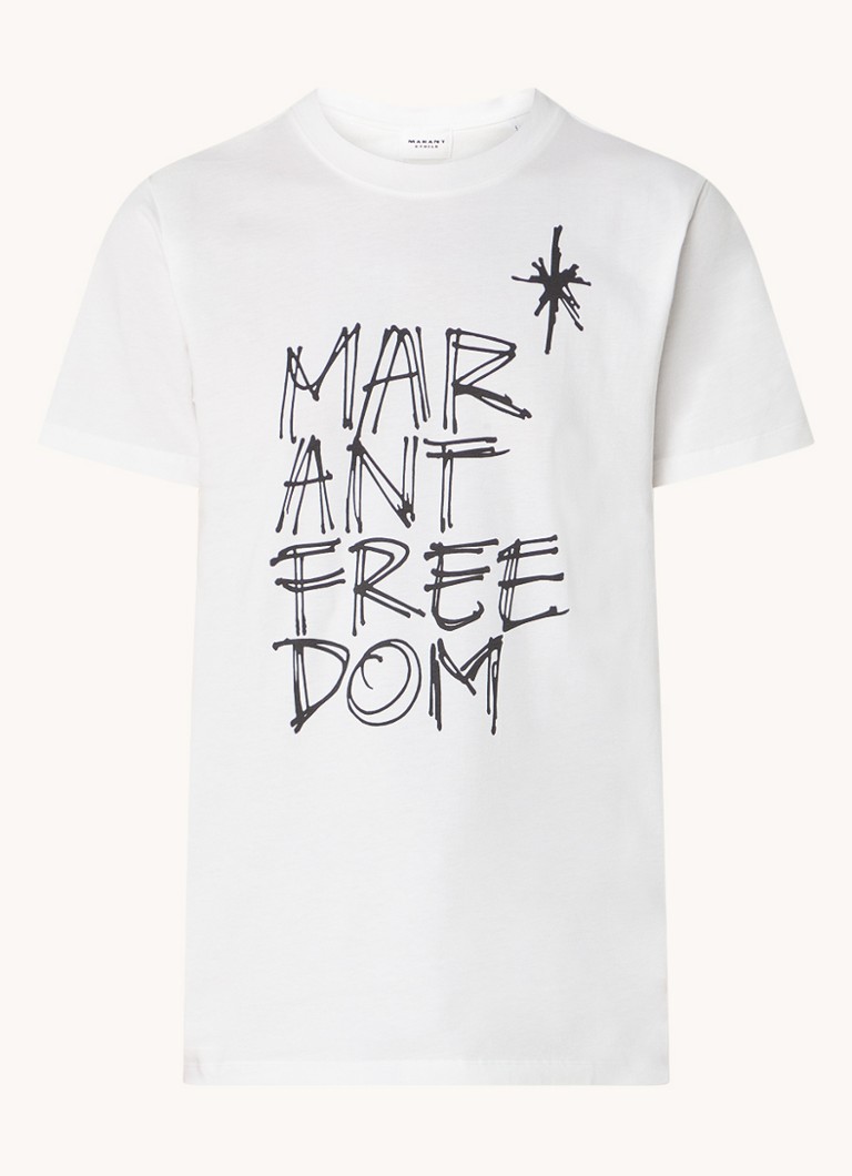 T-shirt stampata Isabel Marant Zoeline Freedom