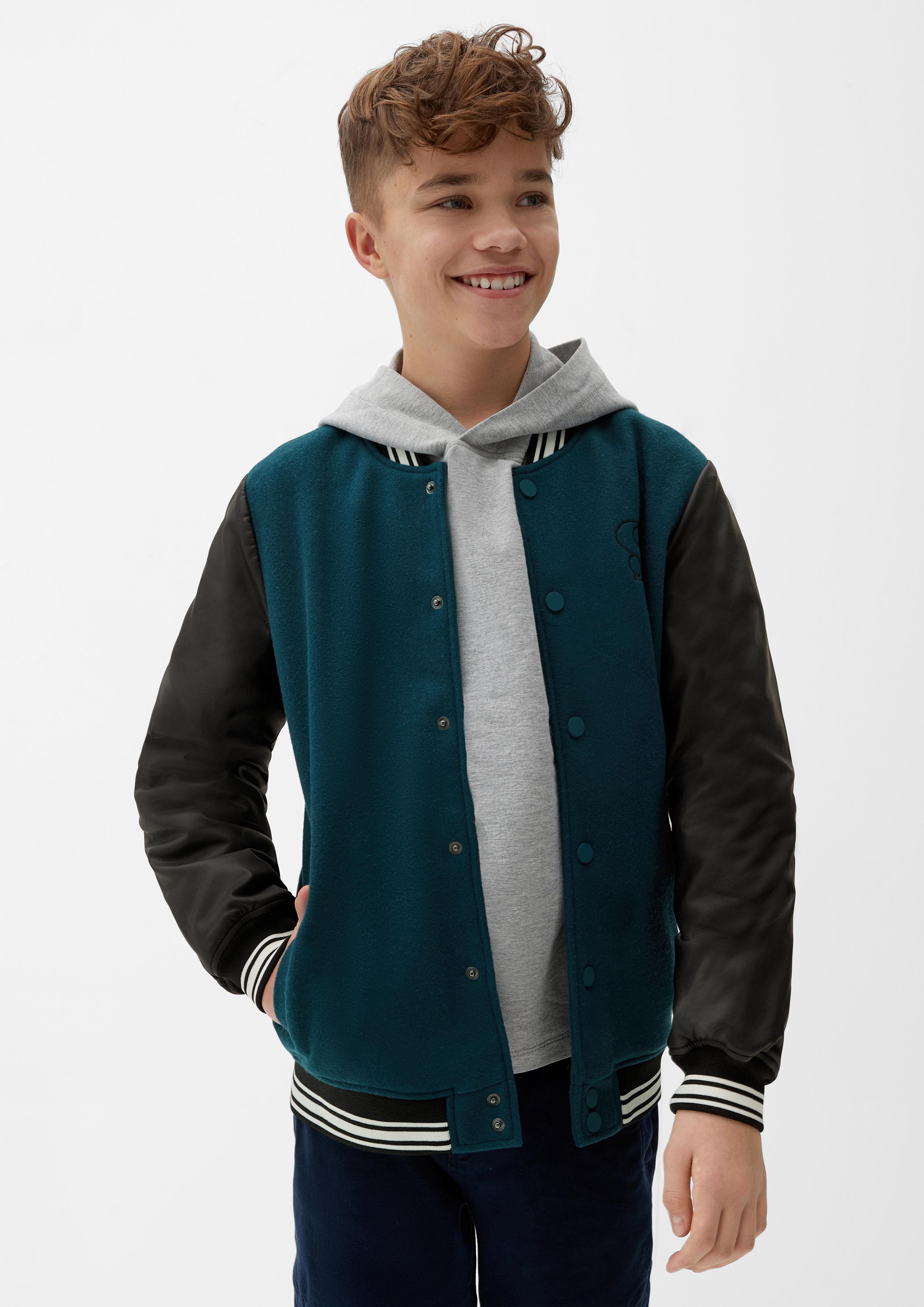 Bomberjacke im Fabricmix  2135336-6904