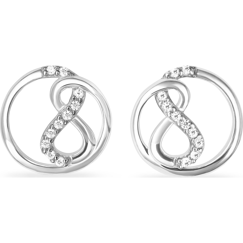 FAVS Boucles d'oreilles à fermoir à poussette 925 Argent Boucles d'oreilles