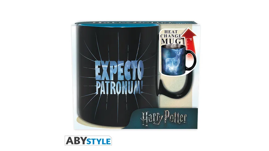 Harry Potter Patronus Thermoeffekt Tasse