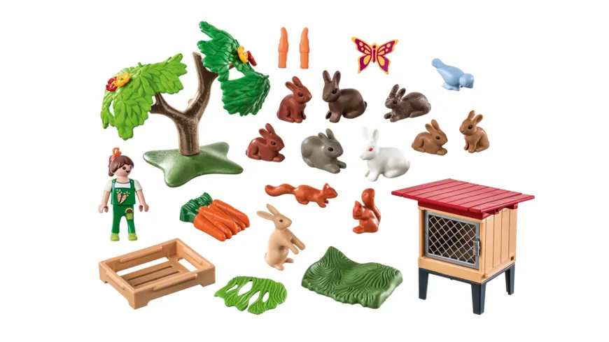PLAYMOBIL 71252 - Country - Kaninchenstall