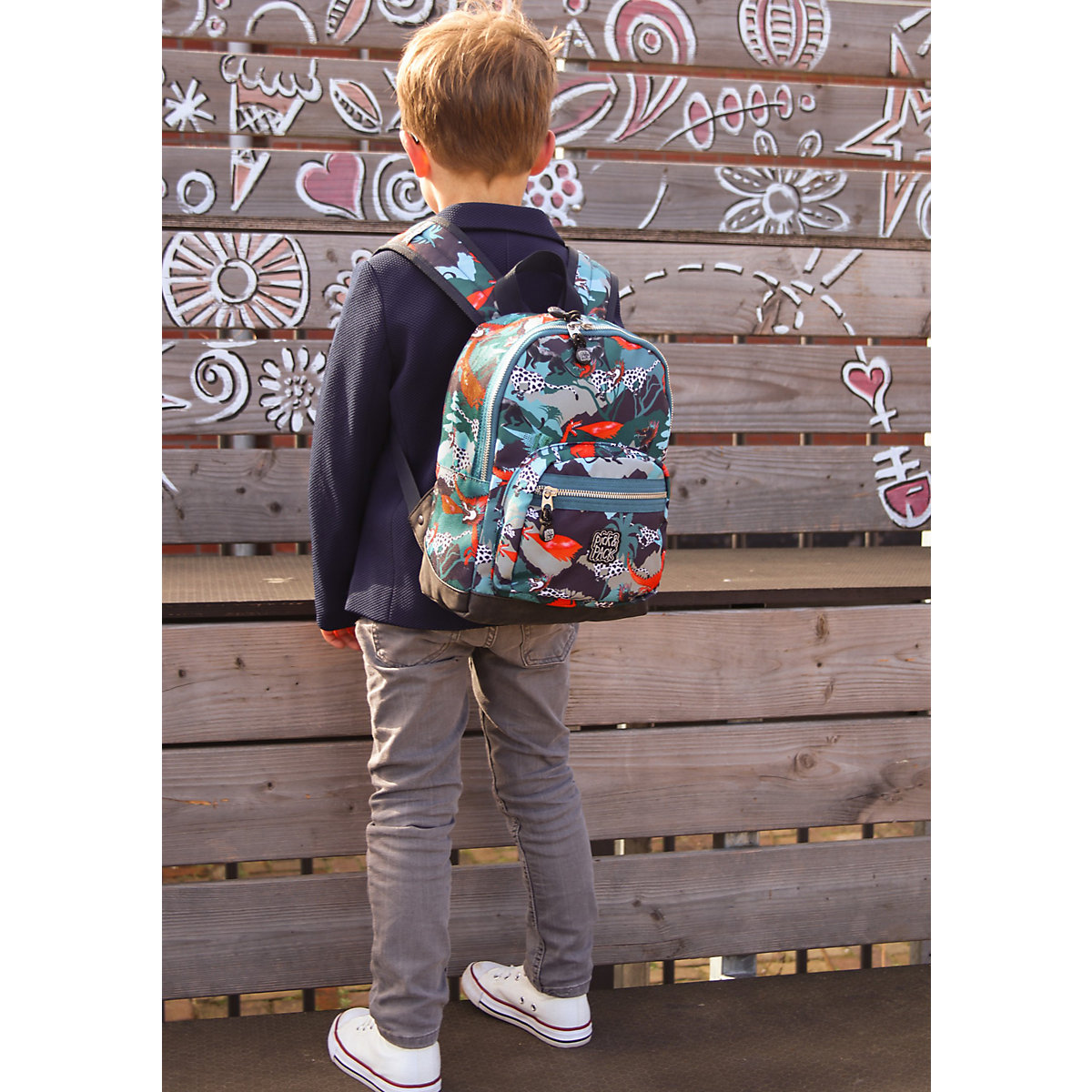 Kinderrucksack S Forest Dragon Multi Green