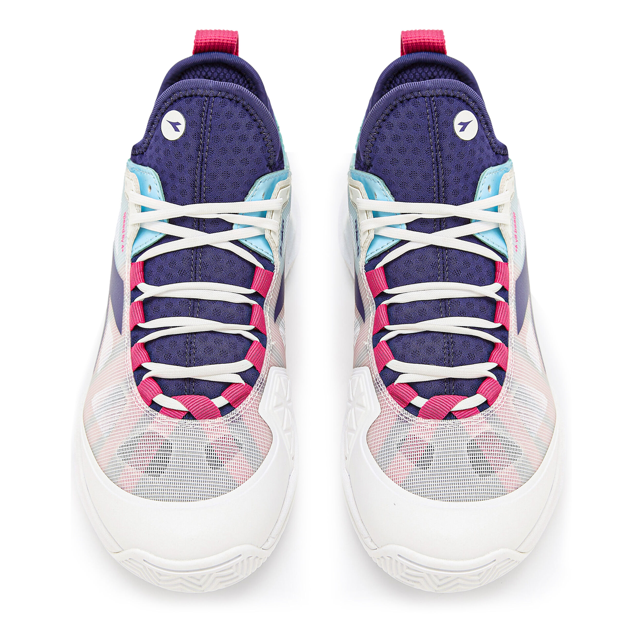 Speed Blushield Fly 4+ Sandplatzschuh Damen - Weiß, Pink