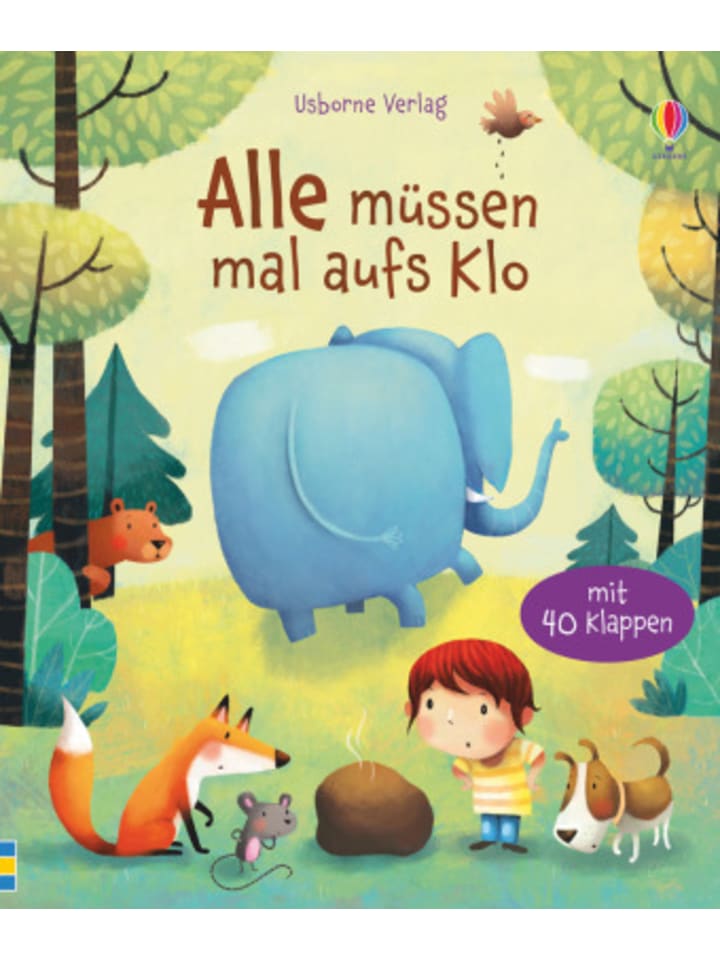 Usborn Buch - Alle müssen mal aufs Klo günstig kaufen onesize