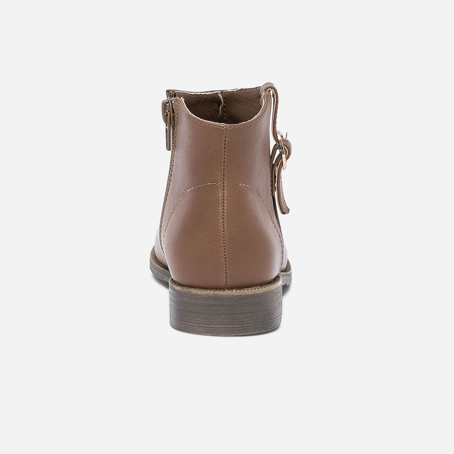 Boots camel avec boucle côté