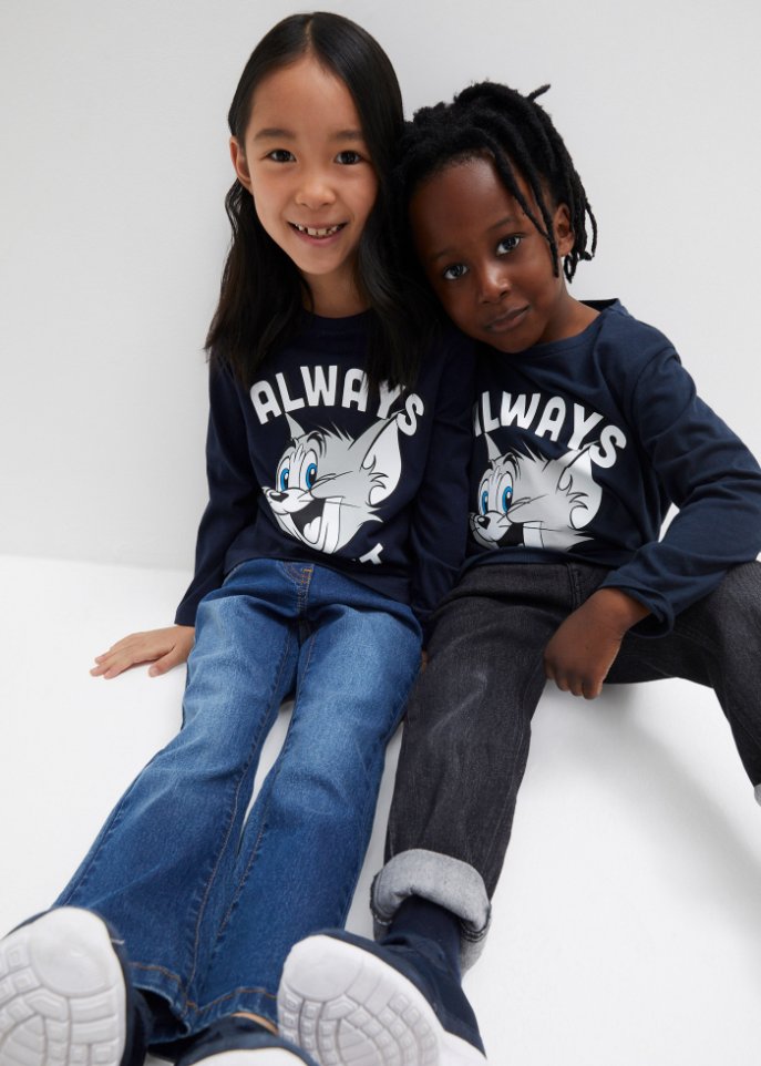 Kinder Langarmshirt Tom and Jerry