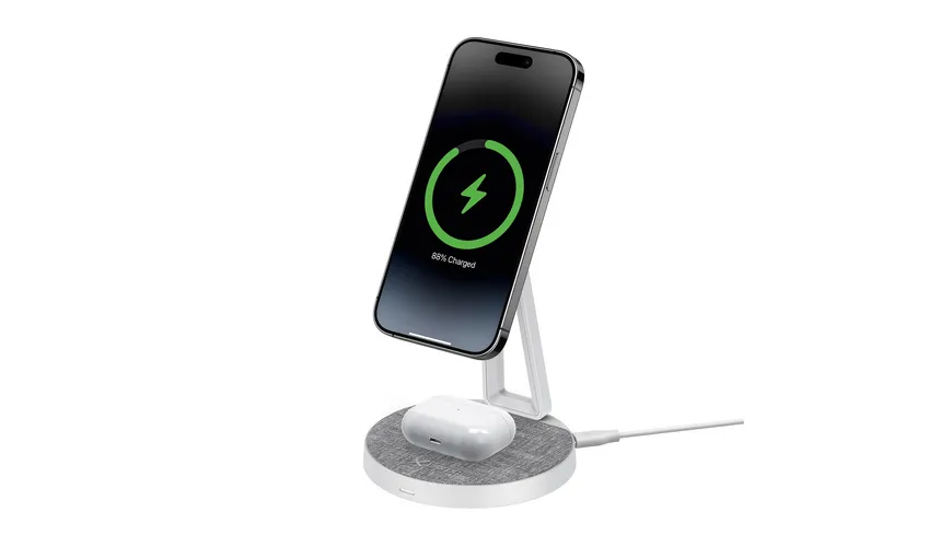 XLayer MagFix Pro 2 in 1 Ladestation 15W Grey/White