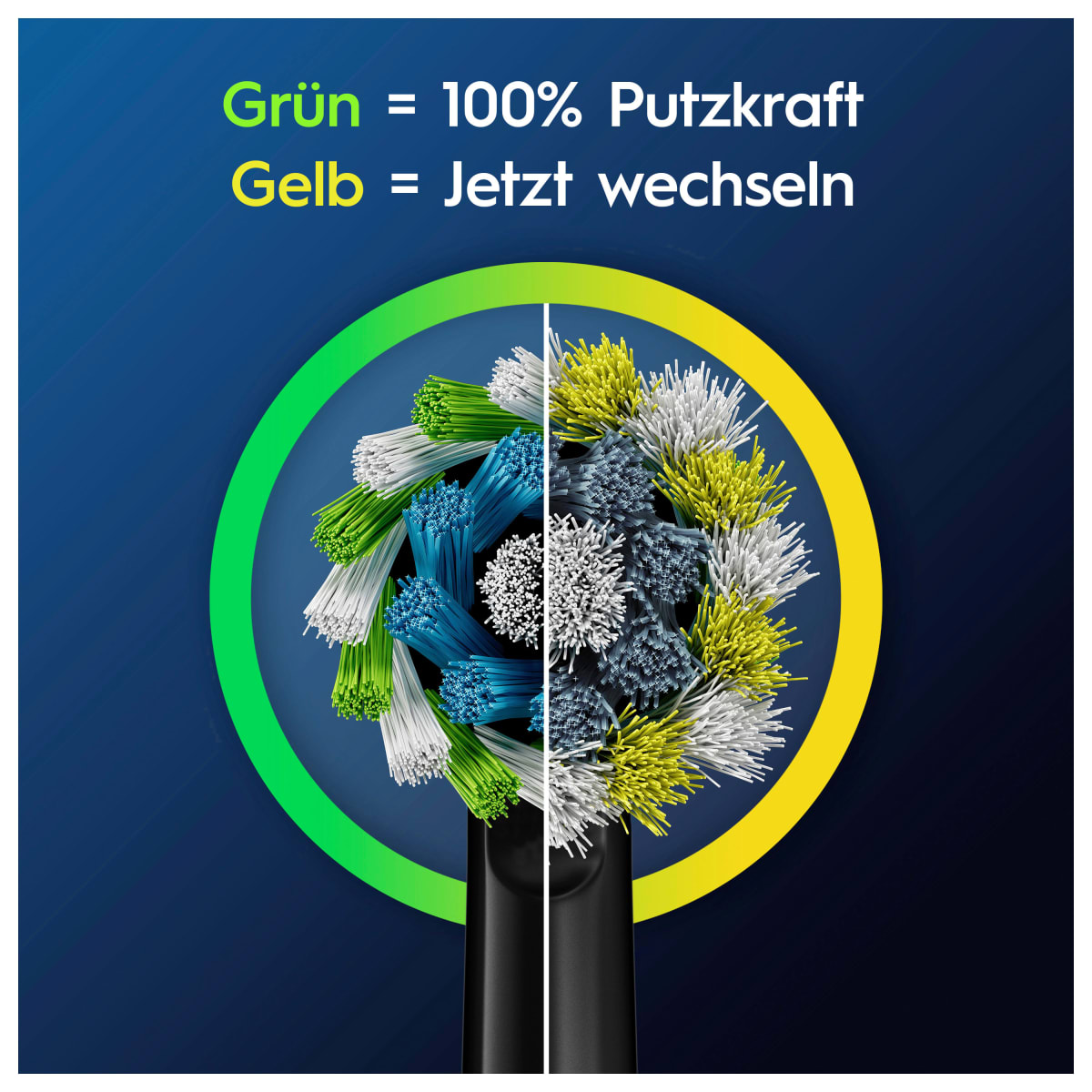 Aufsteckbürsten PRO CrossAction schwarz, 4 St