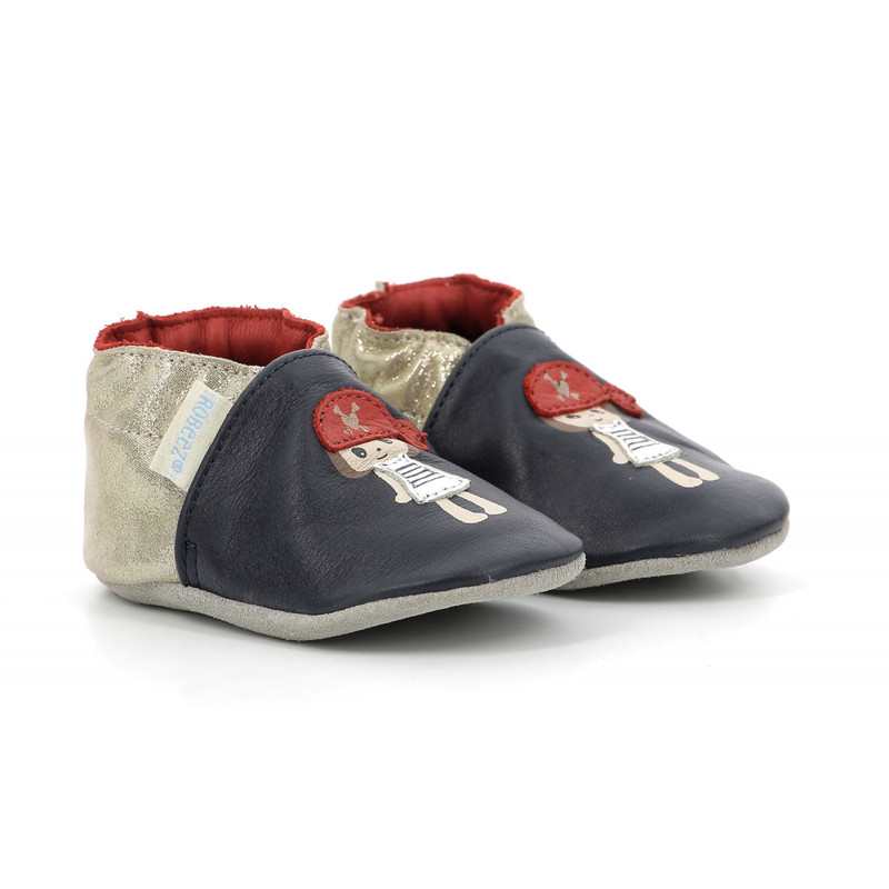 Chaussons cuir Pirate Heart