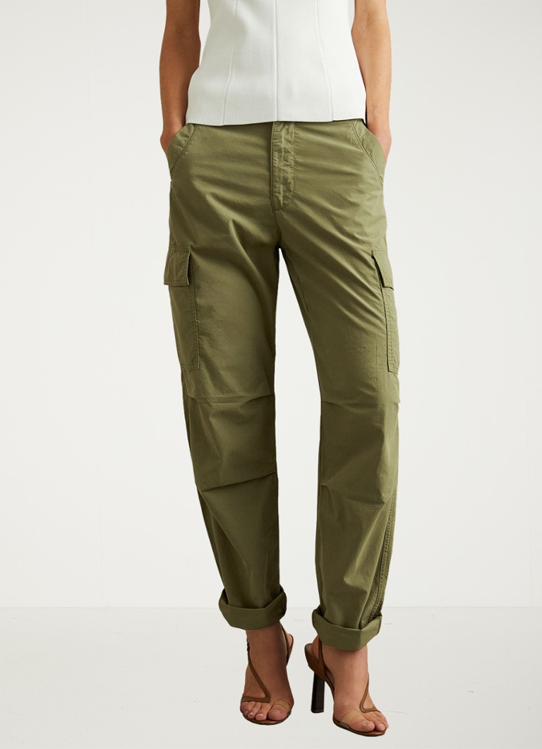 Reiss Alessio mid waist tapered fit cargo pants