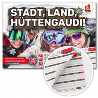 Stadt Land, Hüttengaudi Spiel