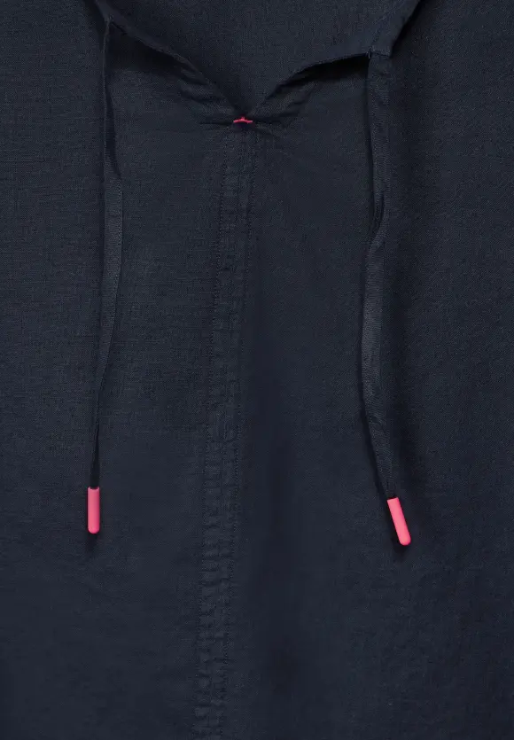 CECIL Leinen Bluse in Unifarbe