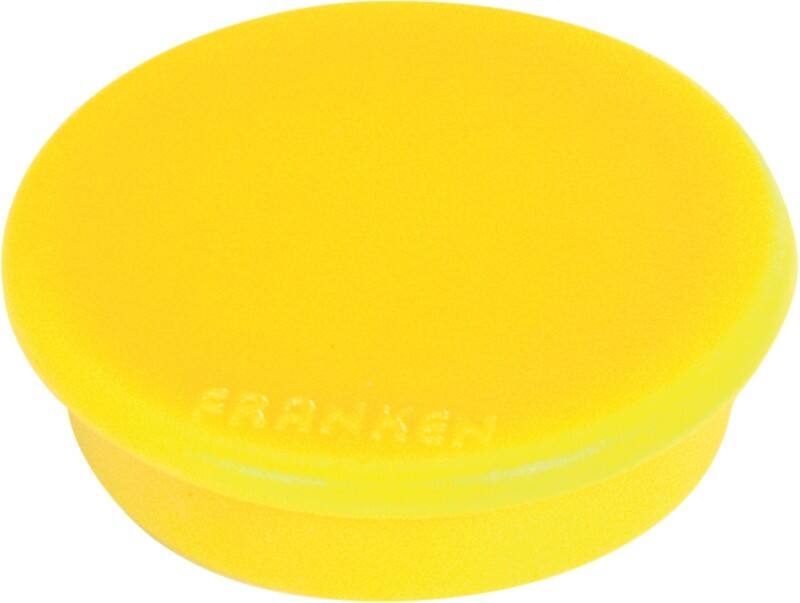 Franken Magnete HMS3604 Gelb 3,8 cm 10 Stück