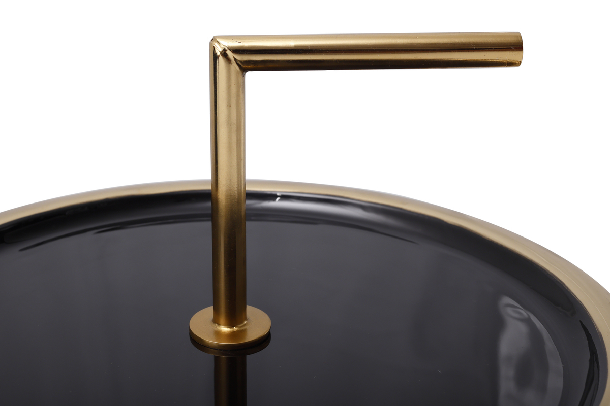 Kayoom Beistelltisch Art Deco 555 Schwarz
