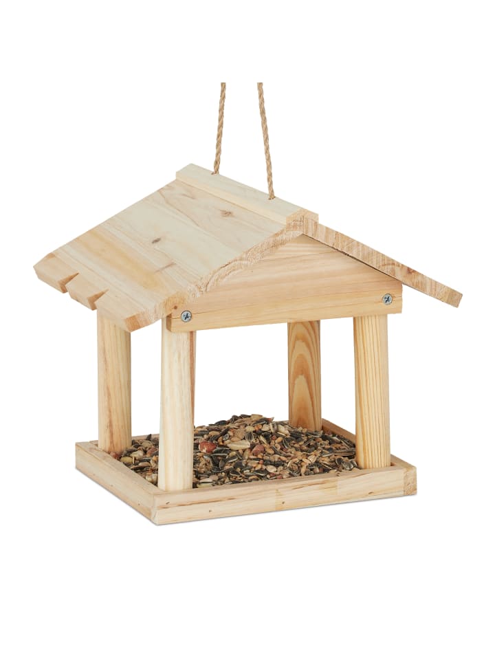 relaxdays Vogelhaus in Natur günstig kaufen onesize