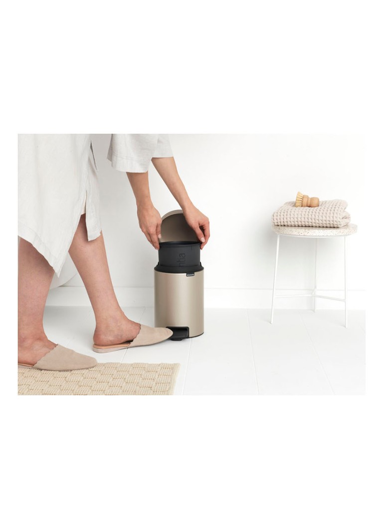 Coș de gunoi cu pedală Brabantia NewIcon de 3 litri
