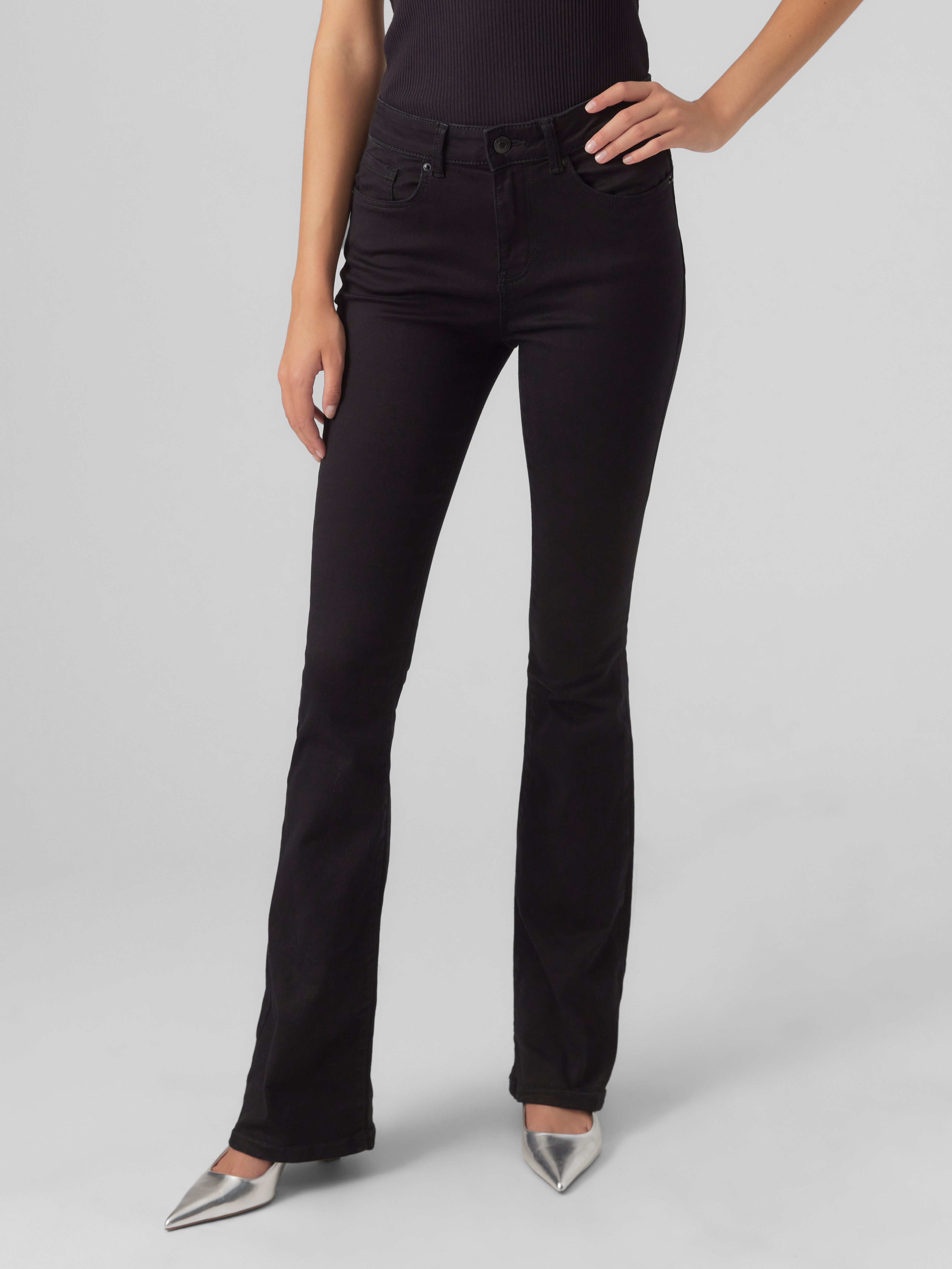 VMPEACHY Mid Rise Ausgestellt Jeans