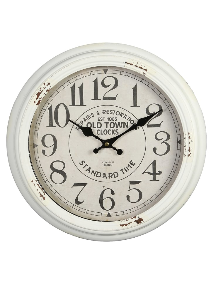 Ambiente Haus Wanduhr - weiss 37cm günstig kaufen onesize